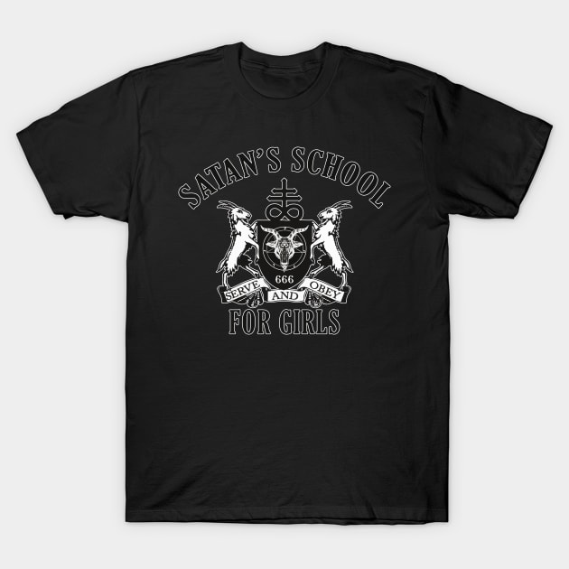 satan's school for girls T-Shirt by remerasnerds